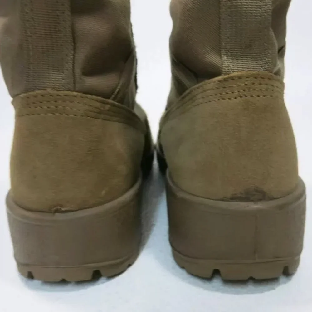 Vibram SPE1C1-17-D-1004 798 Hot Weather Army Combat Boots Coyote Tan Suede 10 W